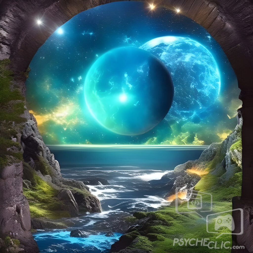 round magic gate to another universe