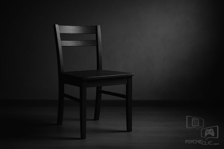 Chaise vide - Psycheclic - fait avec ChatGPT