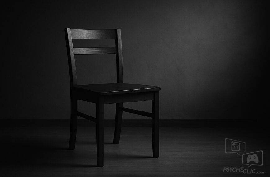 Chaise vide - Psycheclic - fait avec ChatGPT