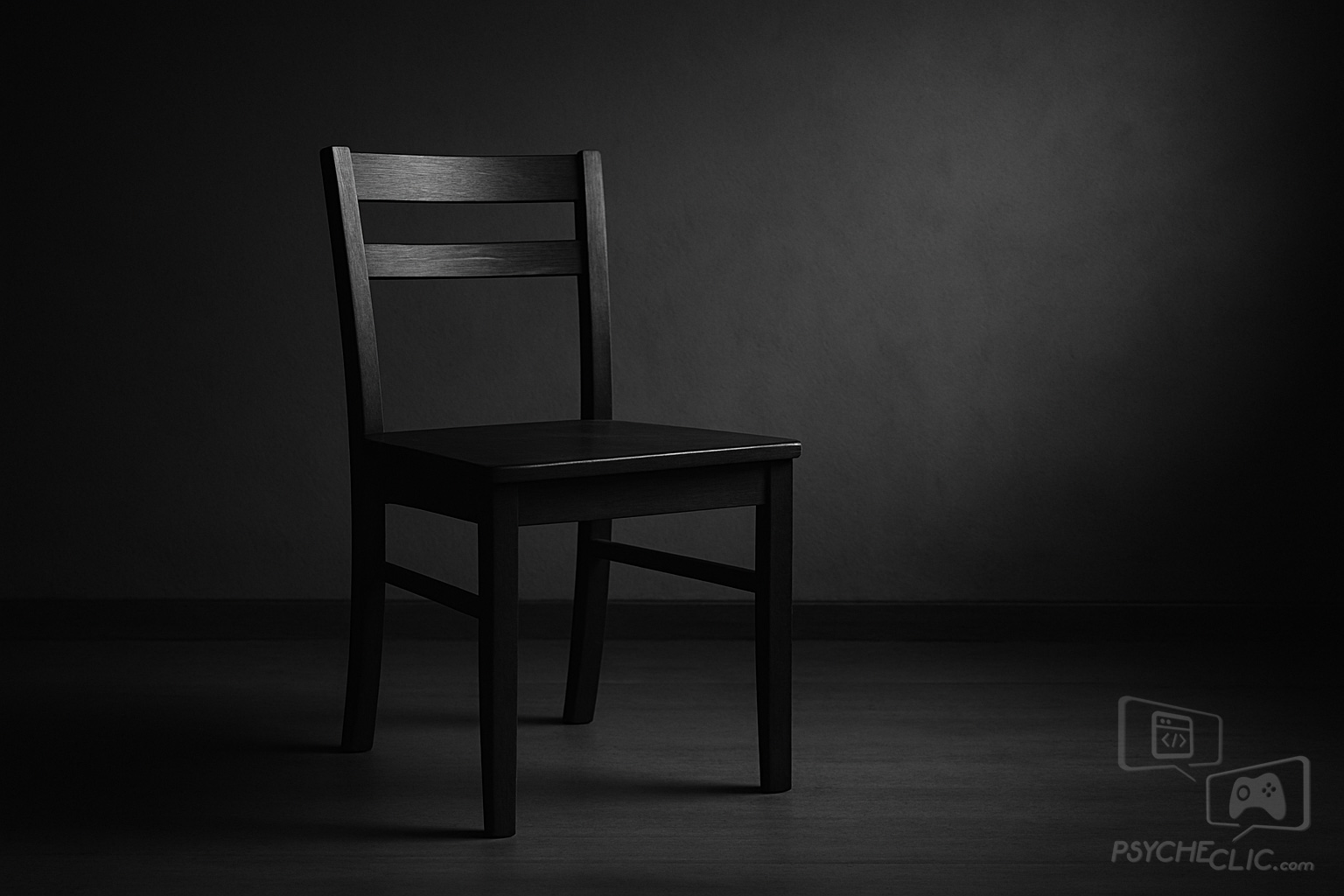 Chaise vide - Psycheclic - fait avec ChatGPT